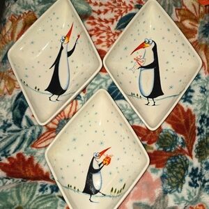 🐧SALE🐧 ROYAL WORCESTER CLARE MACKIE FESTIVE PENGUIN COLLECTION